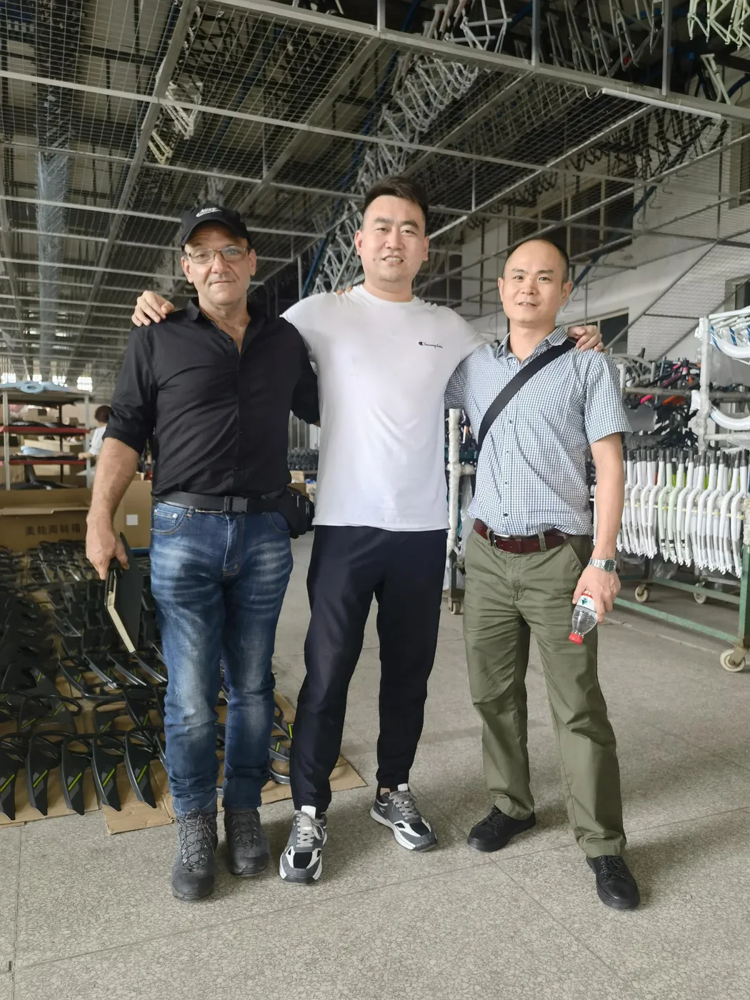 Eine professionelle Fahrradfabrik in Tianjin.